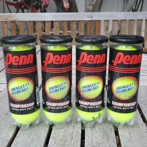 Penn Championship XD Tennis Balls 4 Cans/3 Balls NEW